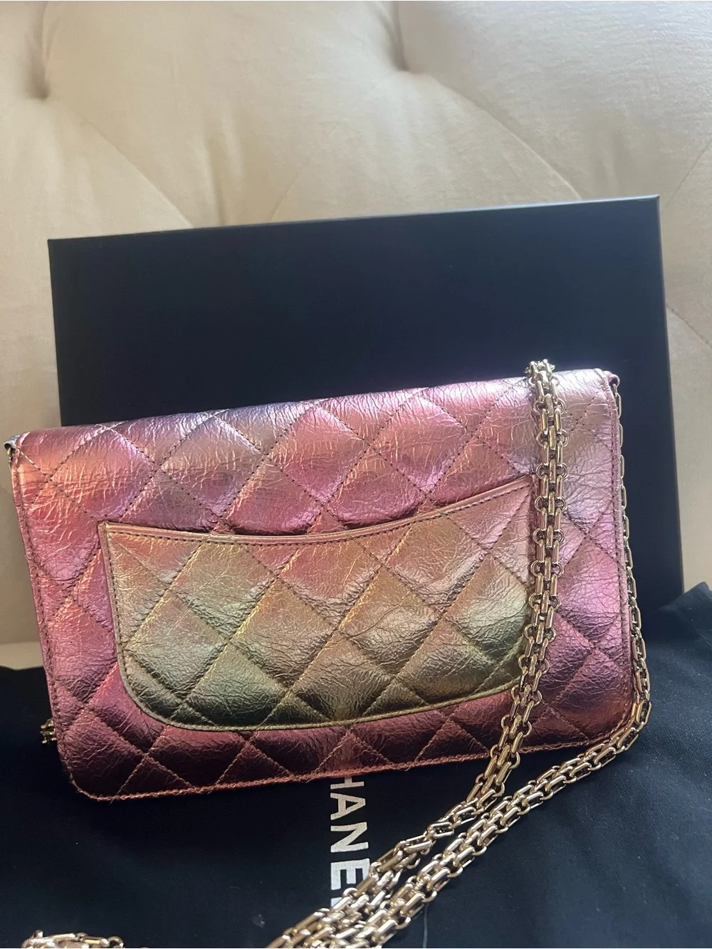 Chanel Multicolor Iridescent WOC crossbody - Picture 3 of 9